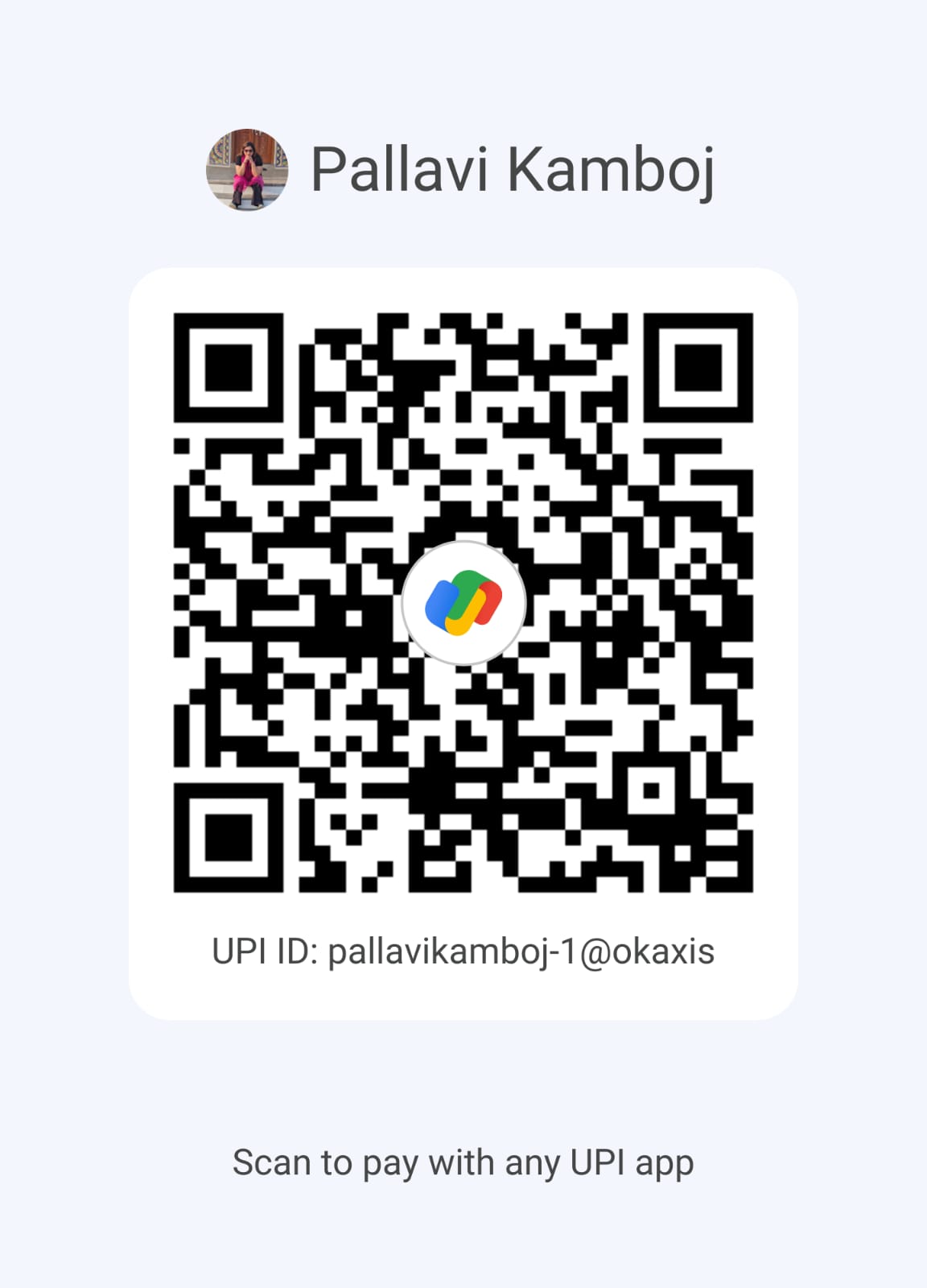 UPI payment QR code